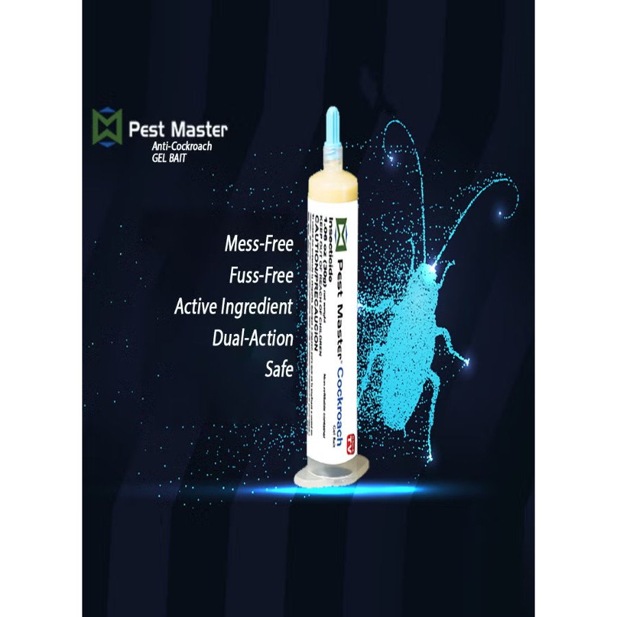 Pest Master Cockroach Gel Bait 30g – Professional Roach Killer Gel for German Cockroaches, Indoor & Outdoor Insect Pest Control