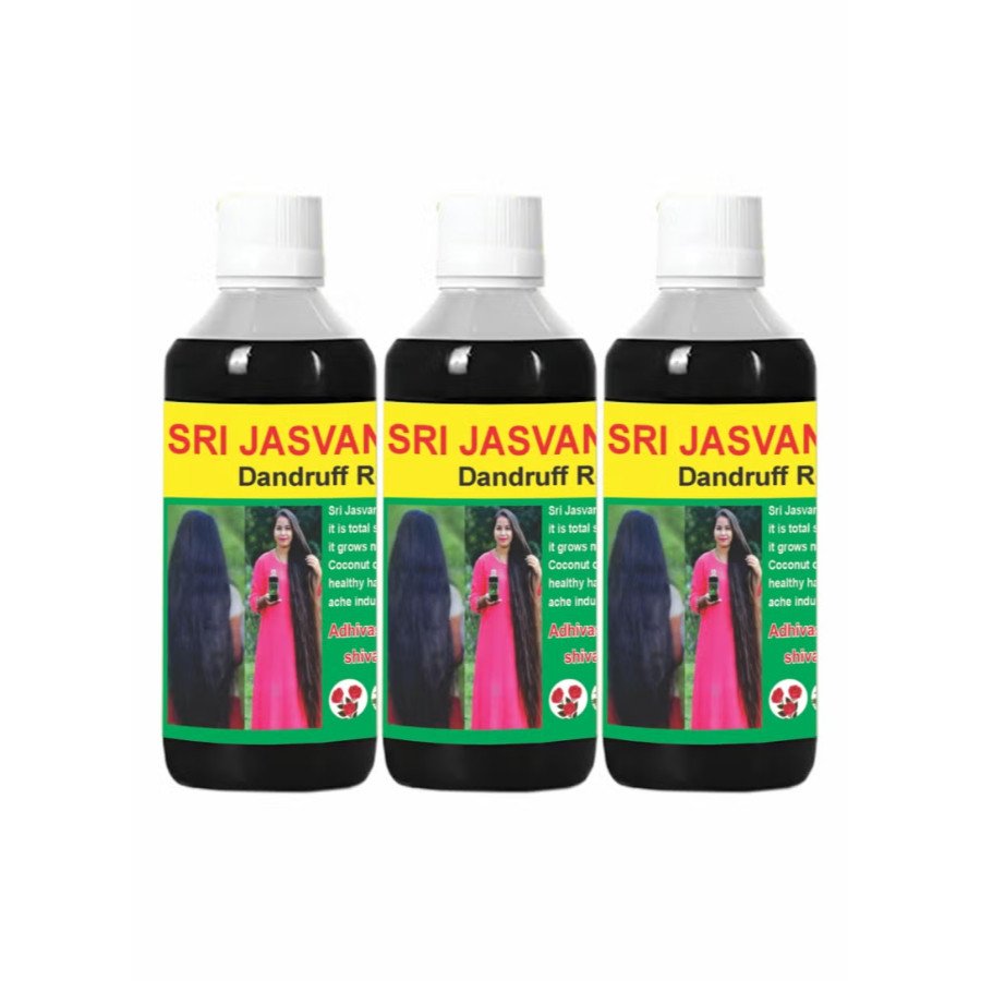 Adivasi Ayurvedic Hair Oil – 100% Herbal Hair Care for Growth, Strength & Shine (200ml) -  Pack of 3