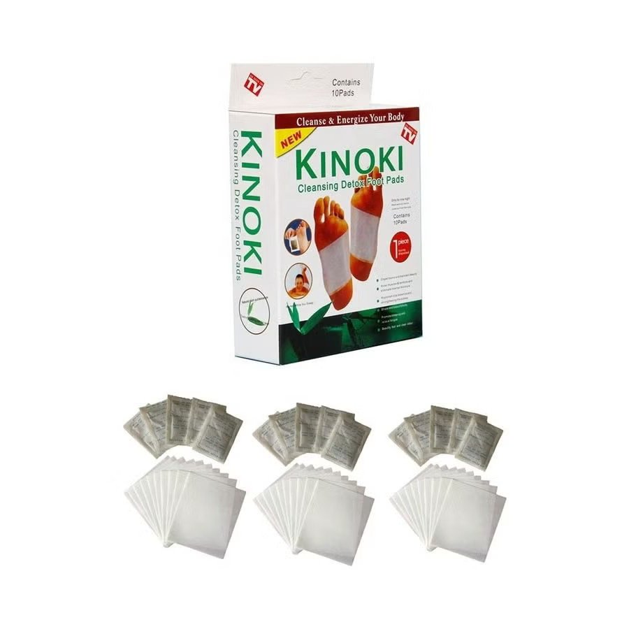 Natural Detox Foot Pads 30 Pieces  – 100% Organic Cleansing Foot Patches for Stress Relief, Better Sleep & Body Care