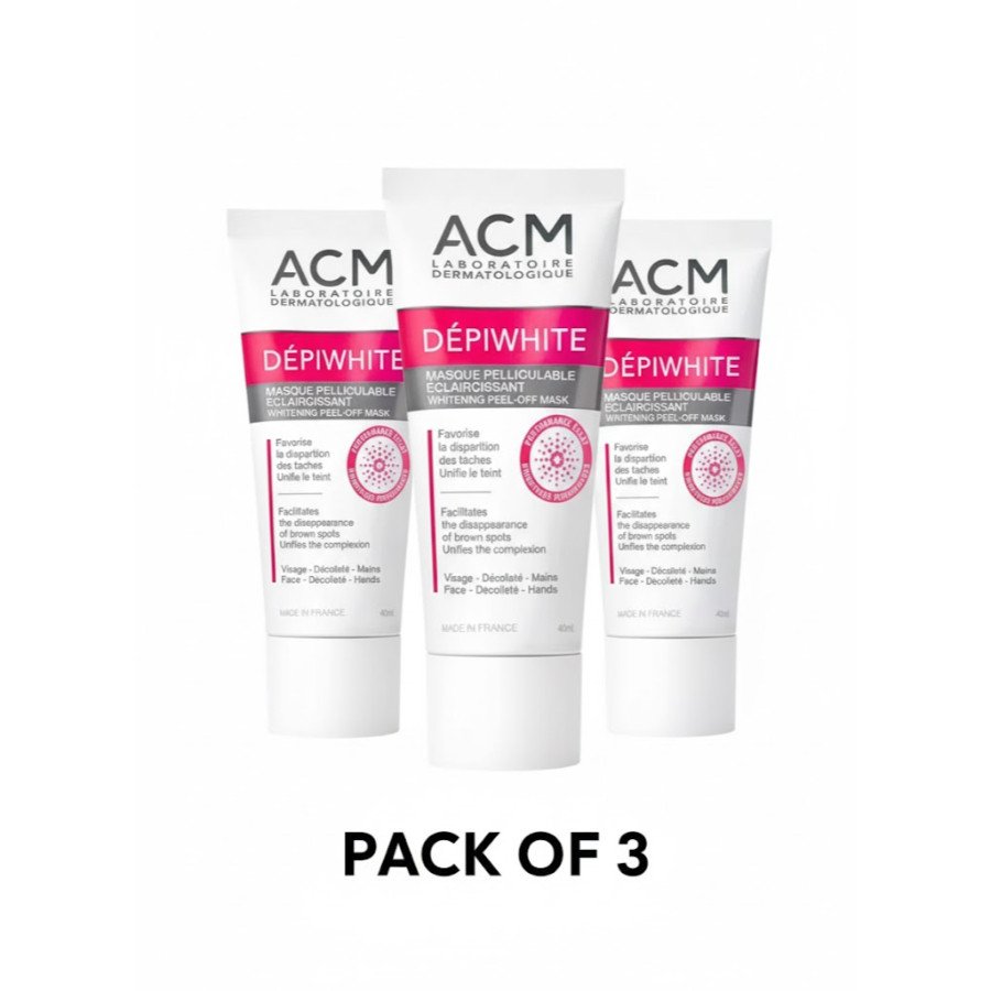 ACM Depiwhite Deep Cleansing Whitening Mask 40ml(Pack of 3) – Brightening & Purifying Face Mask for Dull, Uneven Skin Tone